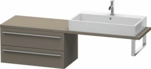 XL542909090 Шкафчик для компактной консоли X-Large #XL5429 800 x 478 мм Фланелево-серый шелковисто-матовый лак