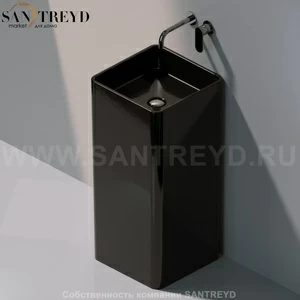 MW40P9017 Напольная раковина стоящая квадратная Ceramica Flaminia Mono