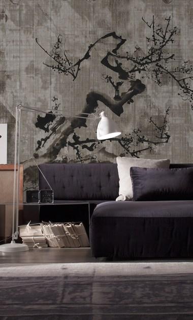 Inkiostro Bianco Панорамные обои из стекловолокна в современном стиле Undressing surfaces sun-id-1516571 - Вид №1