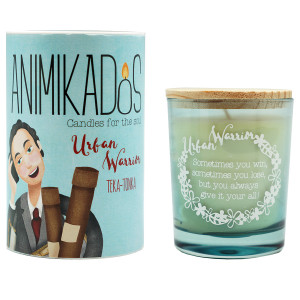 VV007JEAMGB Свеча ароматическая , animikados, urban warrior, 40 ч Ambientair