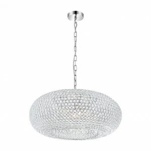 Подвесной светильник серебристый Globo Emilia 67017-9HL GLOBO ДИЗАЙНЕРСКИЕ, EMILIA 00-3889911 Серебро