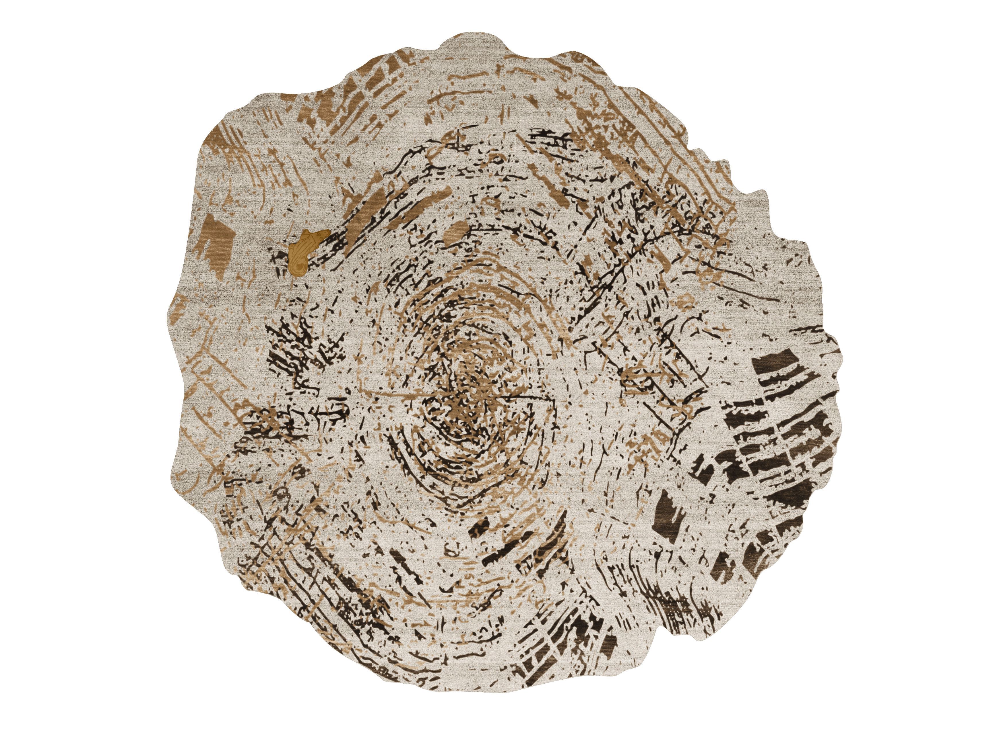 Круглый ковер из шерсти и вискозы Bizzotto Italia Нара ARCH-00147586 - Вид №1