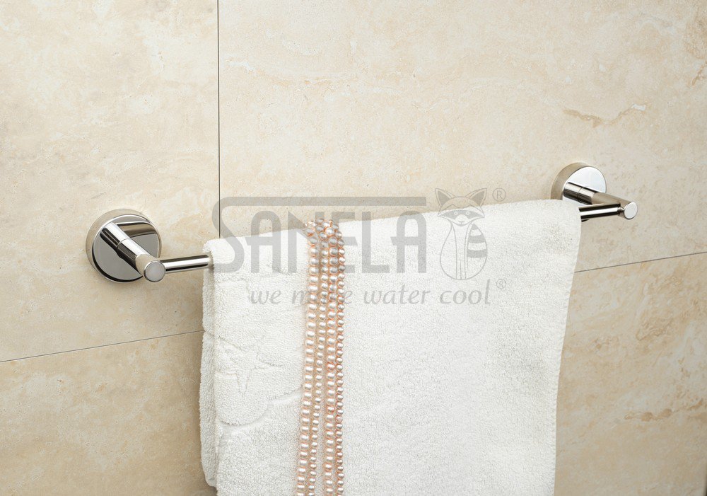 62080 Нержавеющий полотенцедержатель, глянцевая поверхность SANELA  - Вид №1