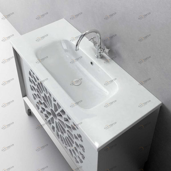 Avila Dos Раковина керамическая белая NEW 100 BASINS AND WORKTOPS 0120088