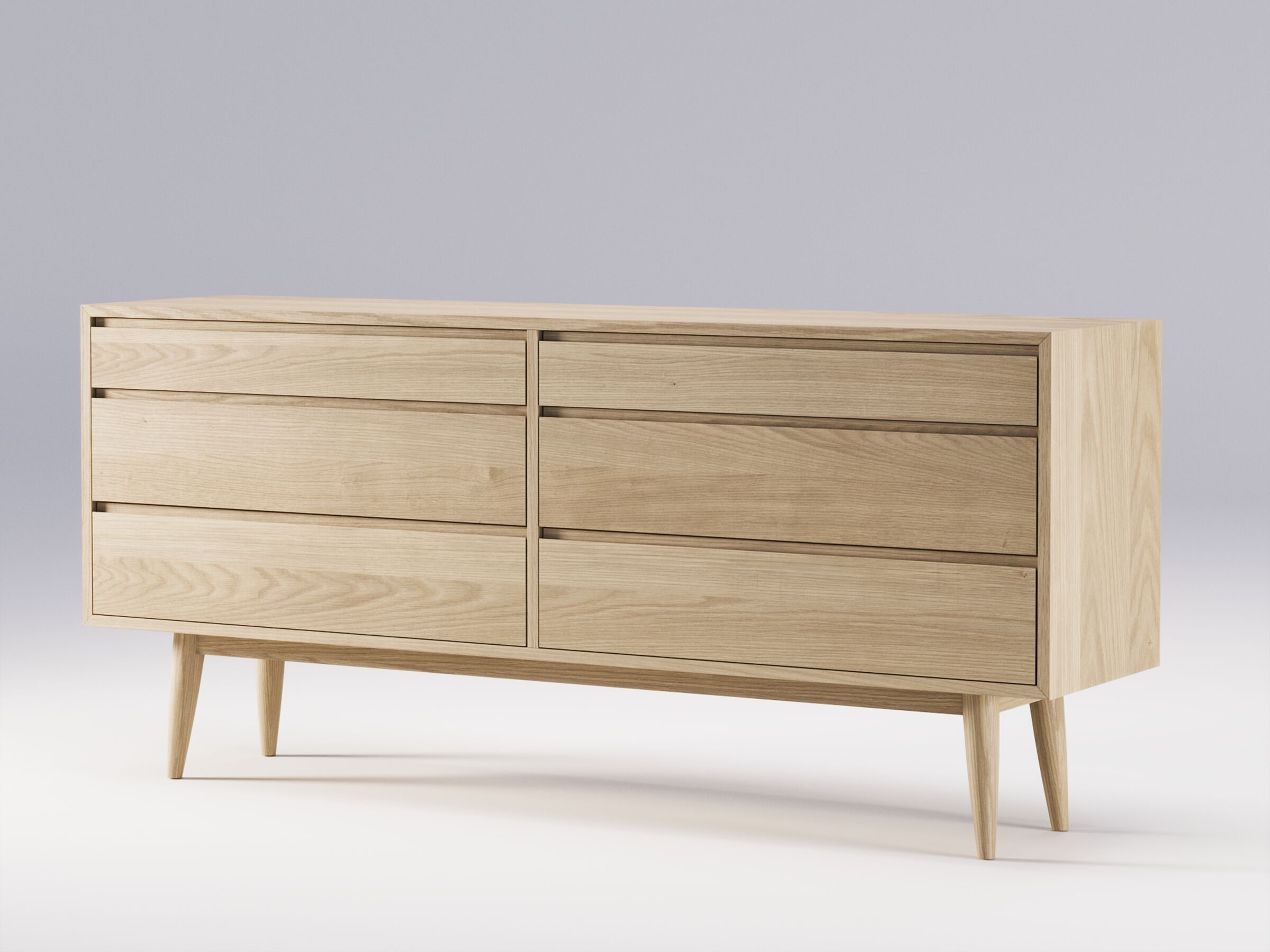 Комод из дуба Wewood DOUBLE ARCH-00103870