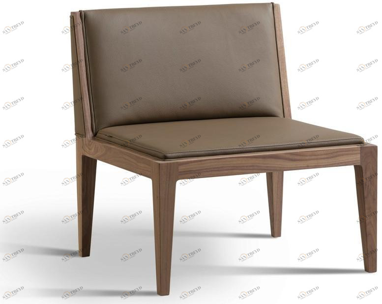 Morelato Кресло обитое орехом Malibù Art. 3802/n MALIBU