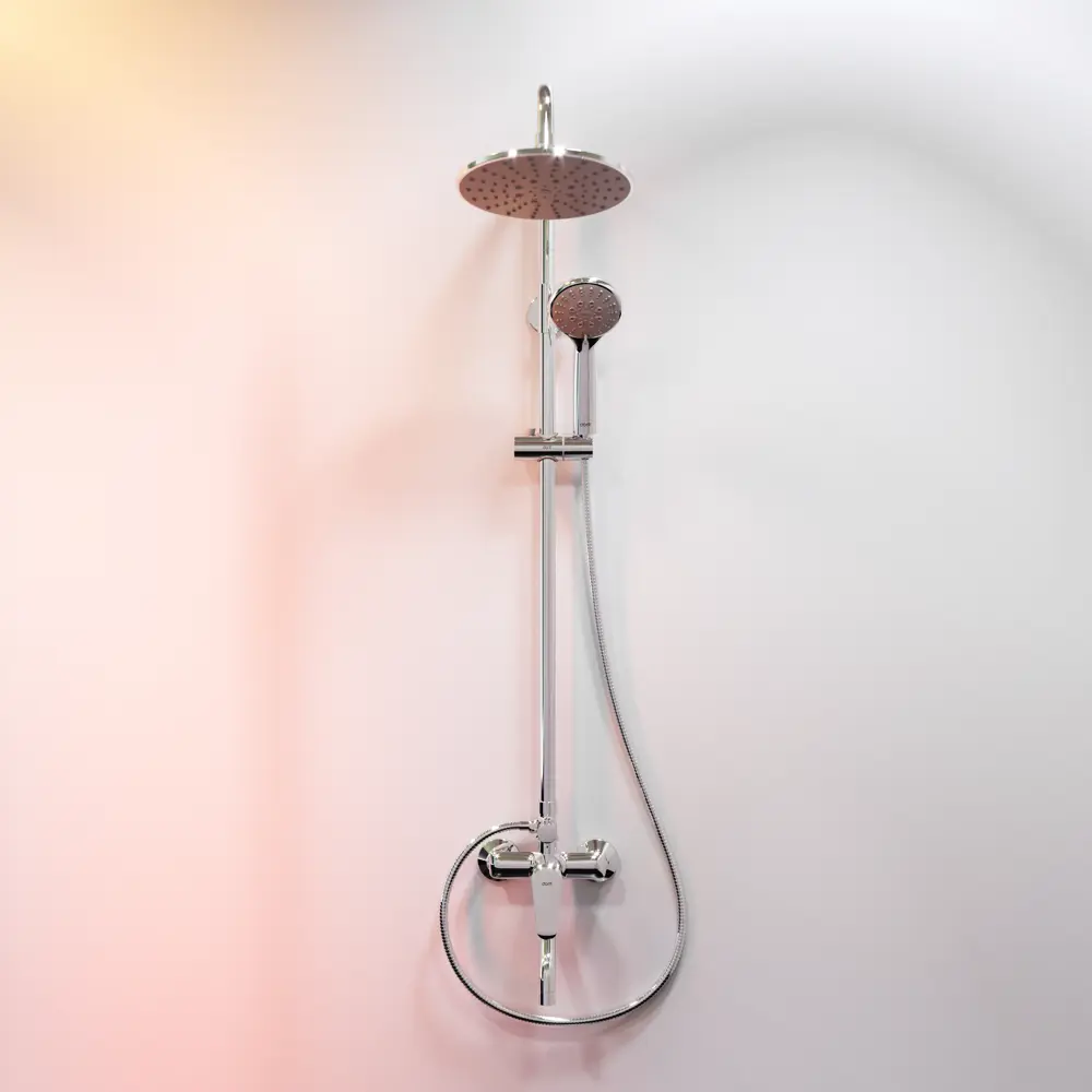 Душевая стойка Dorff с тропическим душем и хромированной отделкой 87812815 STLM-1382276 - Вид №7