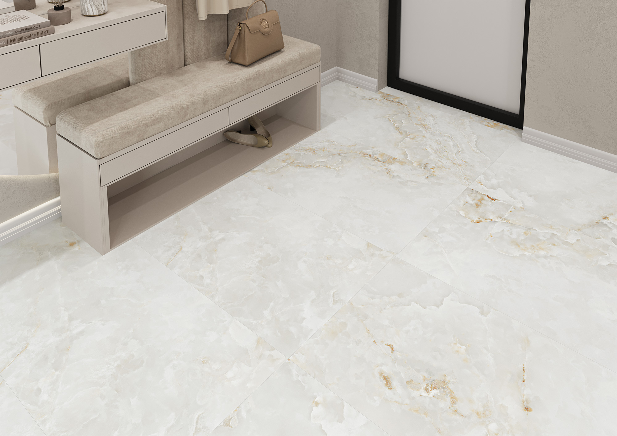 VELVET ADONIS BEIGE – Элегантность натурального камня STP-ST662 INCOLOR - Вид №3