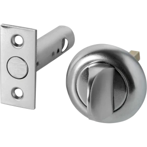 Задвижка дверная, сталь, цвет хром