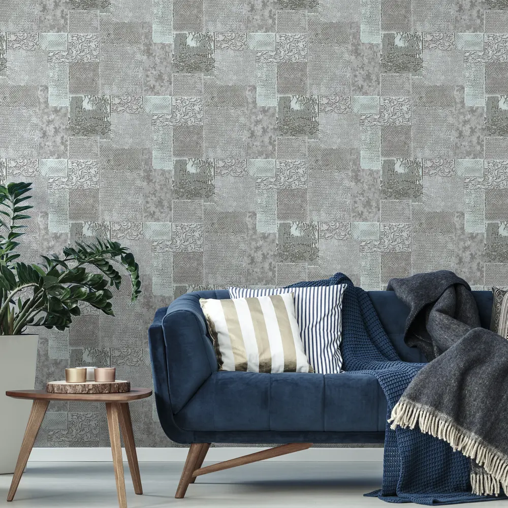 Обои флизелиновые Аспект Граттаж серые 1.06 м 70219-46 АСПЕКТ РУ STLM-2023020 - Вид №2