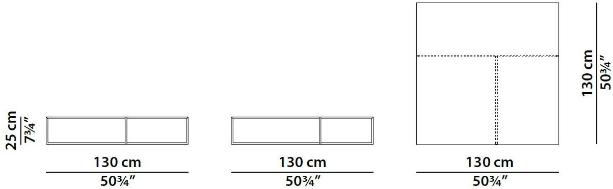 BAXTER Квадратный мраморный журнальный столик Icaro sun-id-1420231 - Вид №5