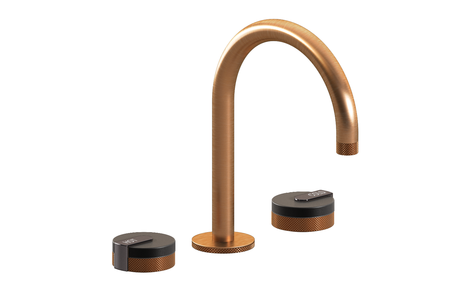 E-11512-R1GM-L1OX-BRG Смеситель для умывальника на 3 отвертия GRAFF MOD+