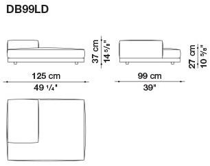 B&B Italia Кожаный диван Dock sun-id-1441060 - Вид №36