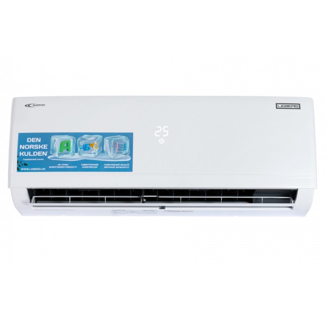 9974758 Кондиционер настенный сплит-система Leberg LS-24ODI3/LU-24ODI3 белый STDN-0090122