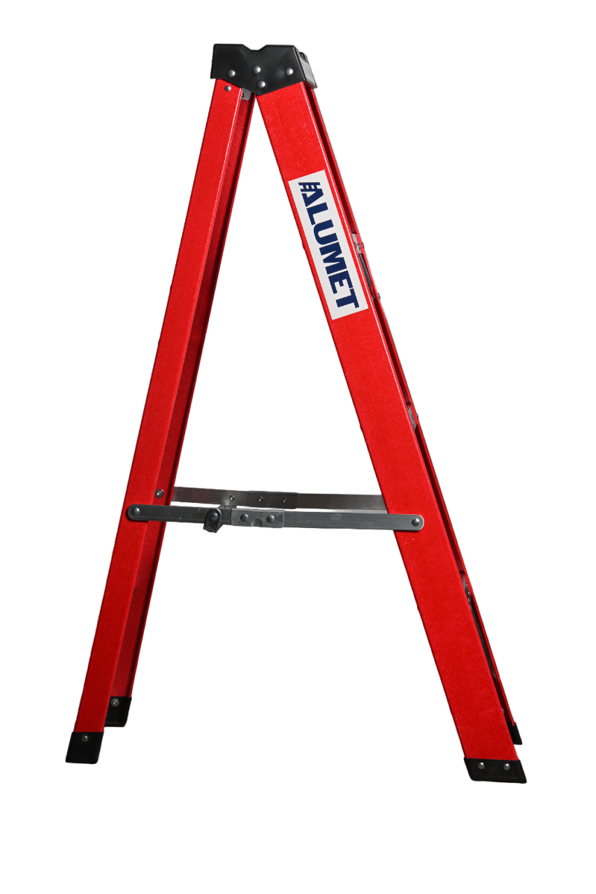 Стремянка SF 1003 стеклопластиковая 3 ступени, Alumet, с органайзером  - Вид №3