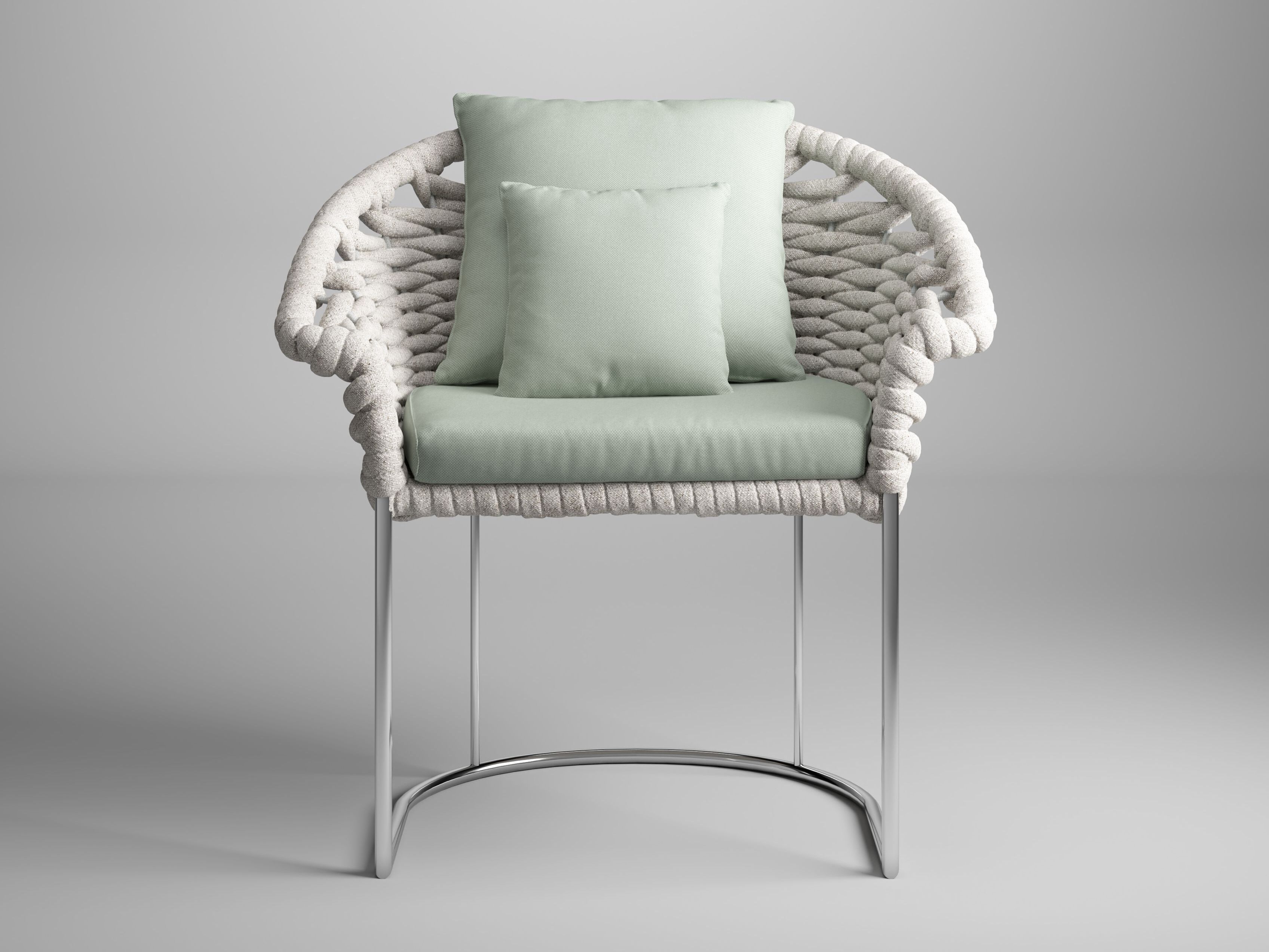 Садовый стул из полипропиленовой веревки Galbiati Outdoor Alpemare Collection ARCH-00004788