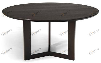 HMD INTERIORS Круглый обеденный стол из дерева Tri sun-id-1383893