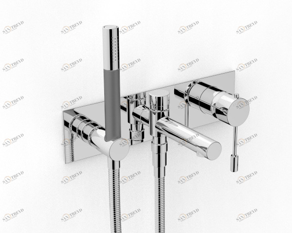 6901 EVI-100 Смеситель для ванны Zazzeri 6901EVI100