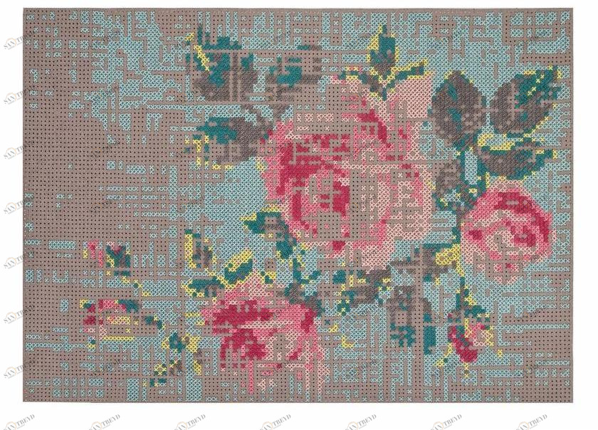 GAN Цветочный ковер из шерсти Canevas sun-id-1499671