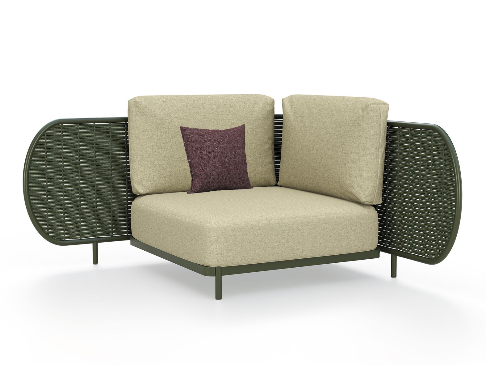 Алюминиевое и Угловое садовое кресло Sunbrella® YAAZ Ova ARCH-00037810 - Вид №8