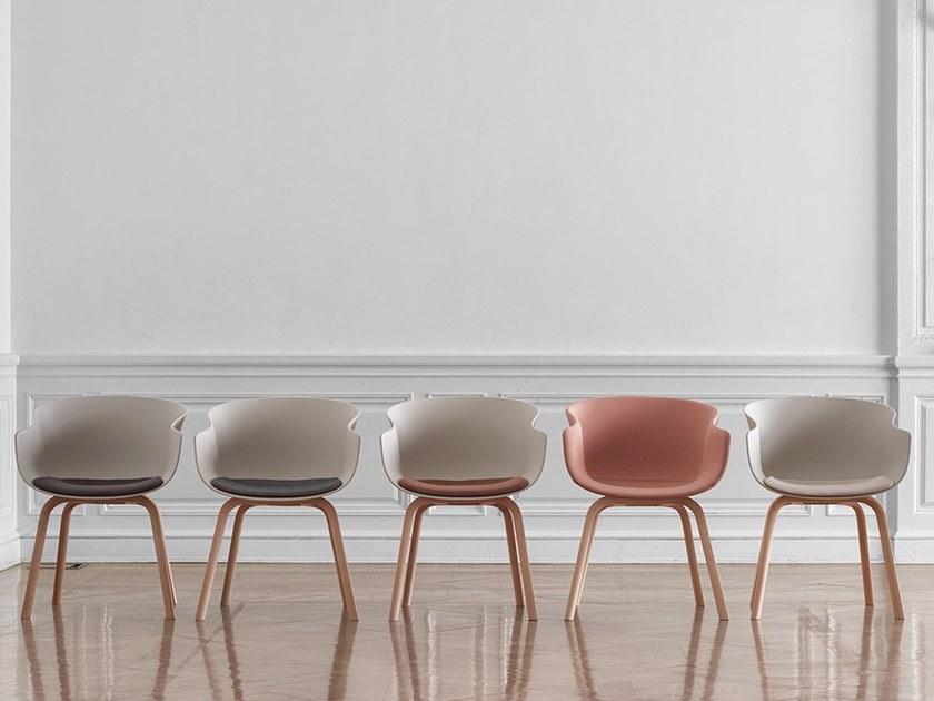 ONDARRETA Стул полипропиленовый с подлокотниками Bai sun-id-1354202 - Вид №3