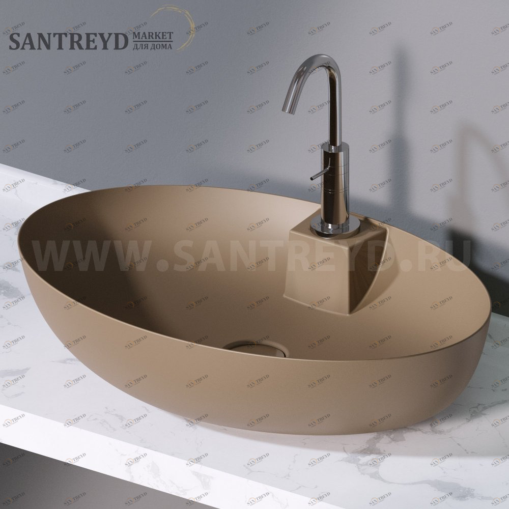 L604132 Накладная раковина на столешницу  овальная A. e T. Italia ELITE AeT ITALIA