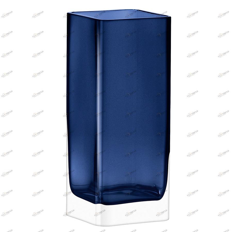Ваза прямоугольная 20х10х10 см синяя Modular LSA INTERNATIONAL - 253405 Синий 