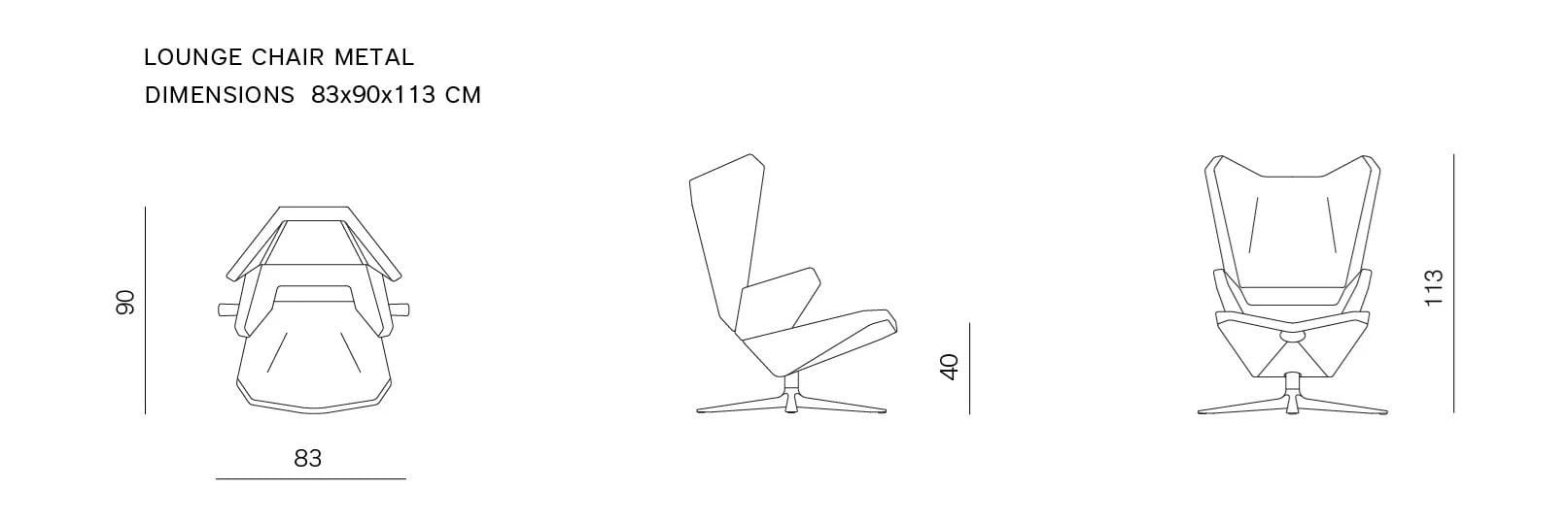 Тканевое кресло со спицами prostoria Trifidae ARCH-00134092 - Вид №4