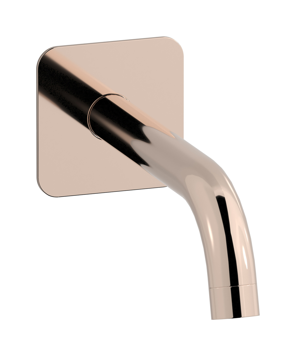 Длинный настенный излив для ванны WE ARE IB id328rs_22 Rose Gold Industria