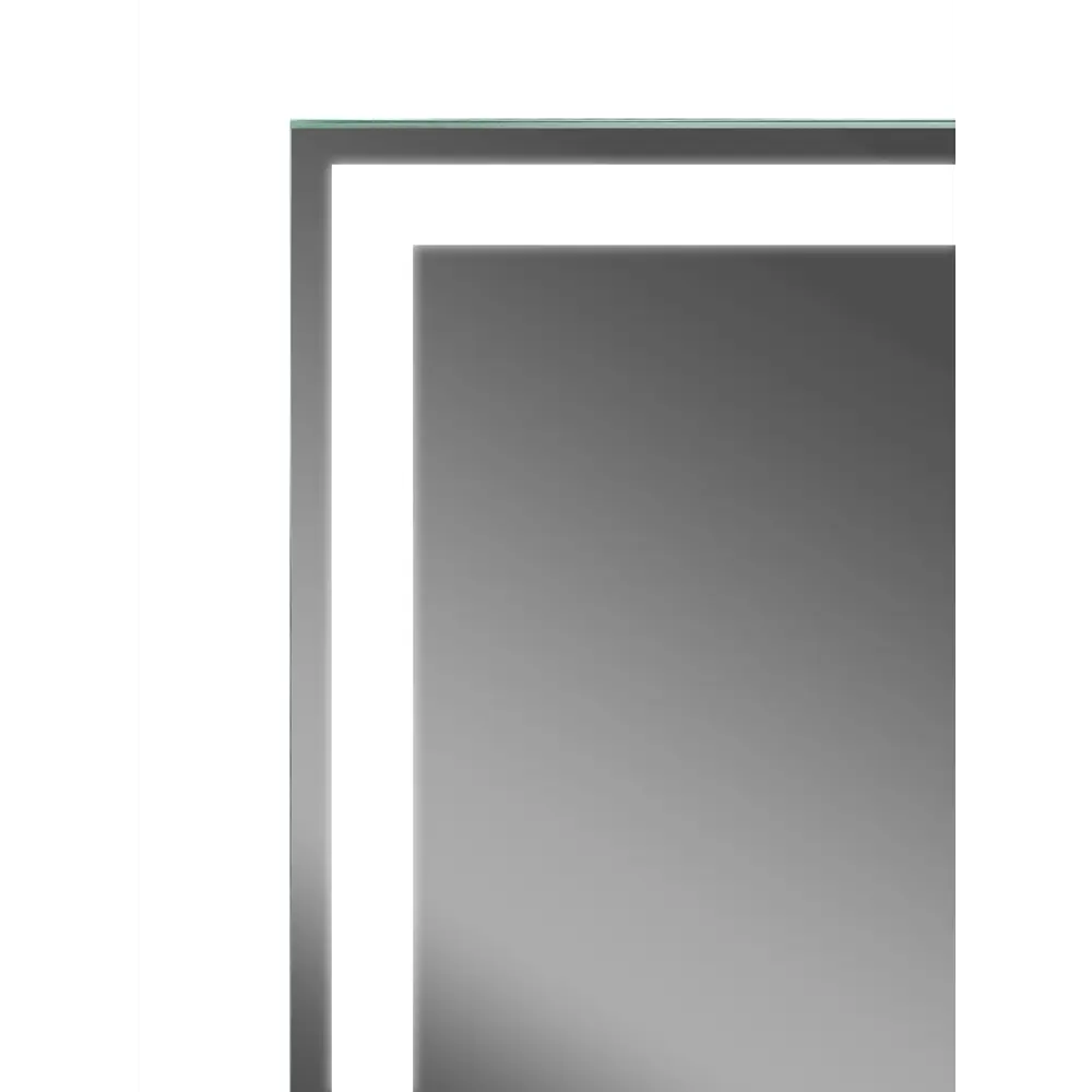Шкаф зеркальный подвесной Montero Black LED с подсветкой 80x80 см цвет черный 89180065 STLM-2074280 Santreyd - Вид №2