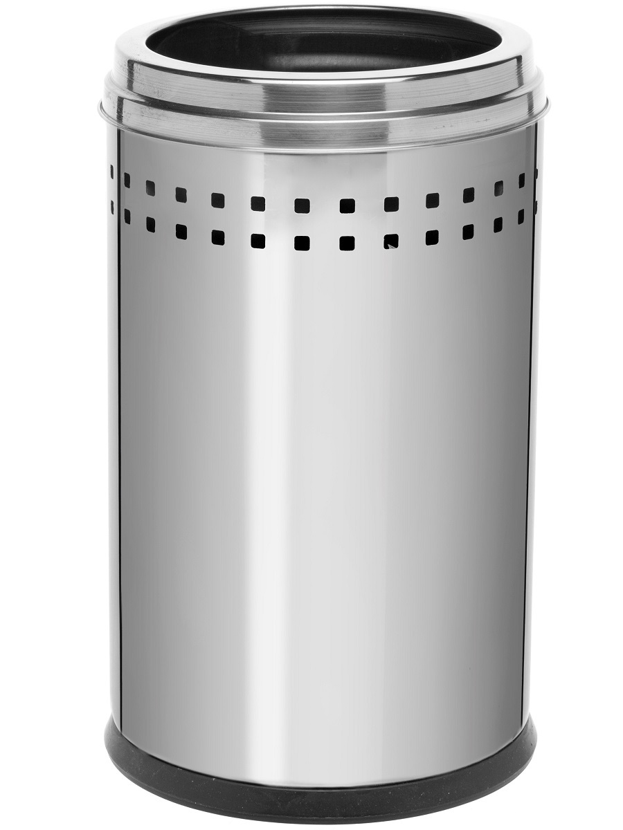 Ведро для мусора  без крышки Lupus 8L Chrome NAVAKO 11104