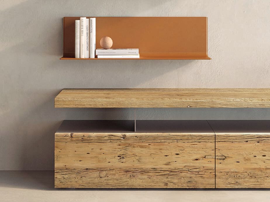 Деревянный низкий ТВ-шкаф Naturedesign Origin ARCH-00073201 - Вид №1