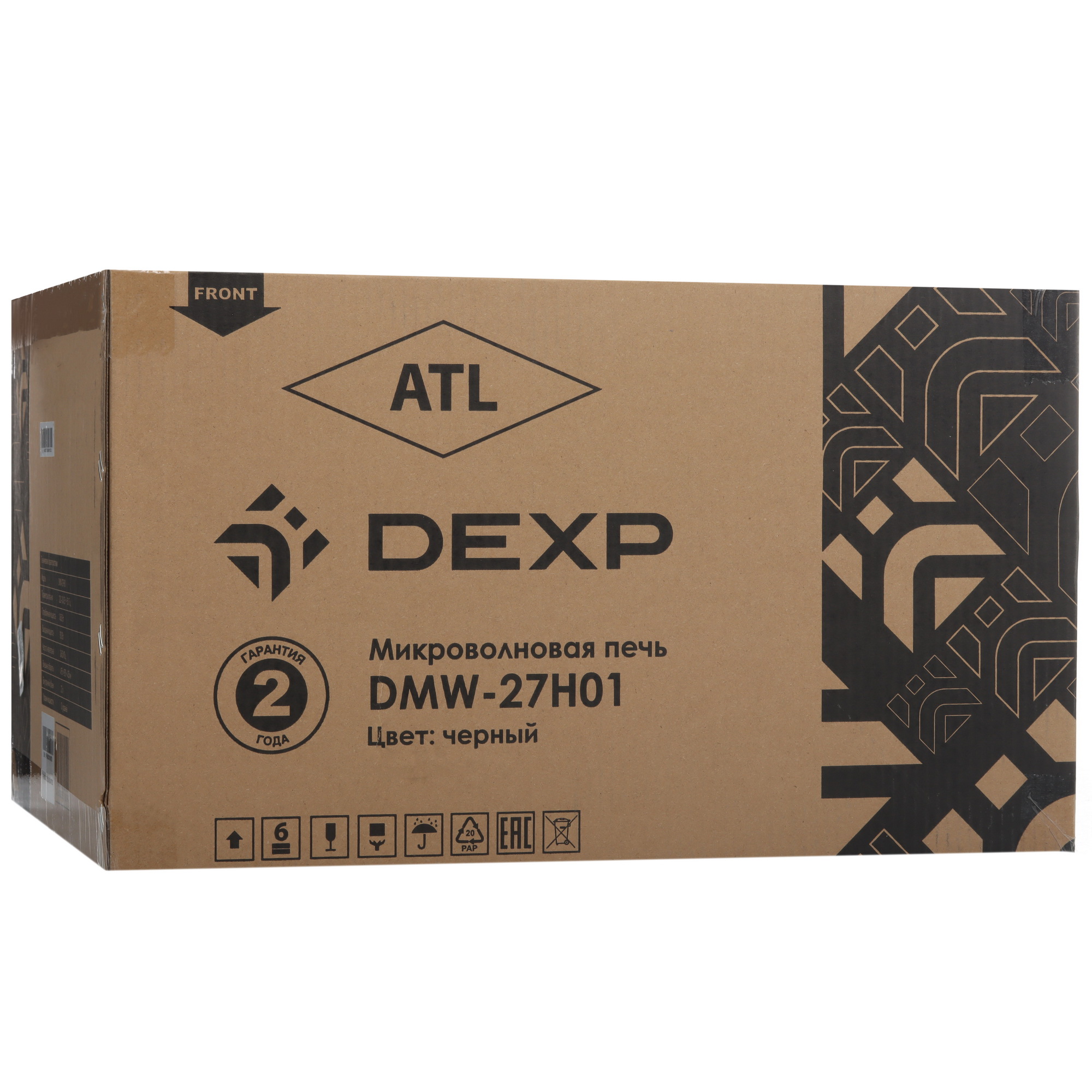 9141100 Микроволновая печь DEXP DMW-27H01 черный STDN-0033339 - Вид №8