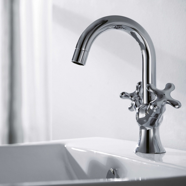 Cмеситель для ванной комнаты на раковину высокий SUMMER RAIN F177111C-1 bravat - Вид №2