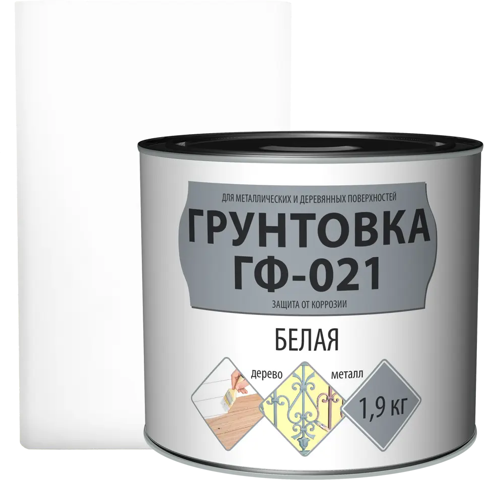 Грунтовка EMPILS ГФ-021 универсальная для металла и дерева 1.9 кг 18449439