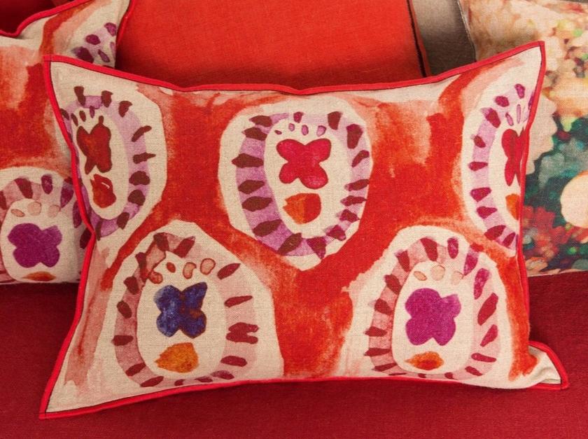 Élitis Прямоугольная подушка из льна со съемным чехлом  Co 134  - Вид №2