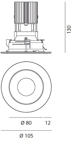 Artemide Круглый светодиодный точечный светильник из алюминия sun-id-1469968 - Вид №9
