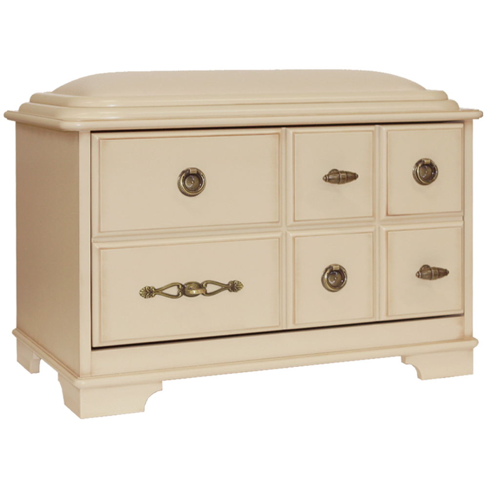 11531 Банкетка Пандора 1 с ящиком Айвори BOGACHO 4627139505044 - Вид №1