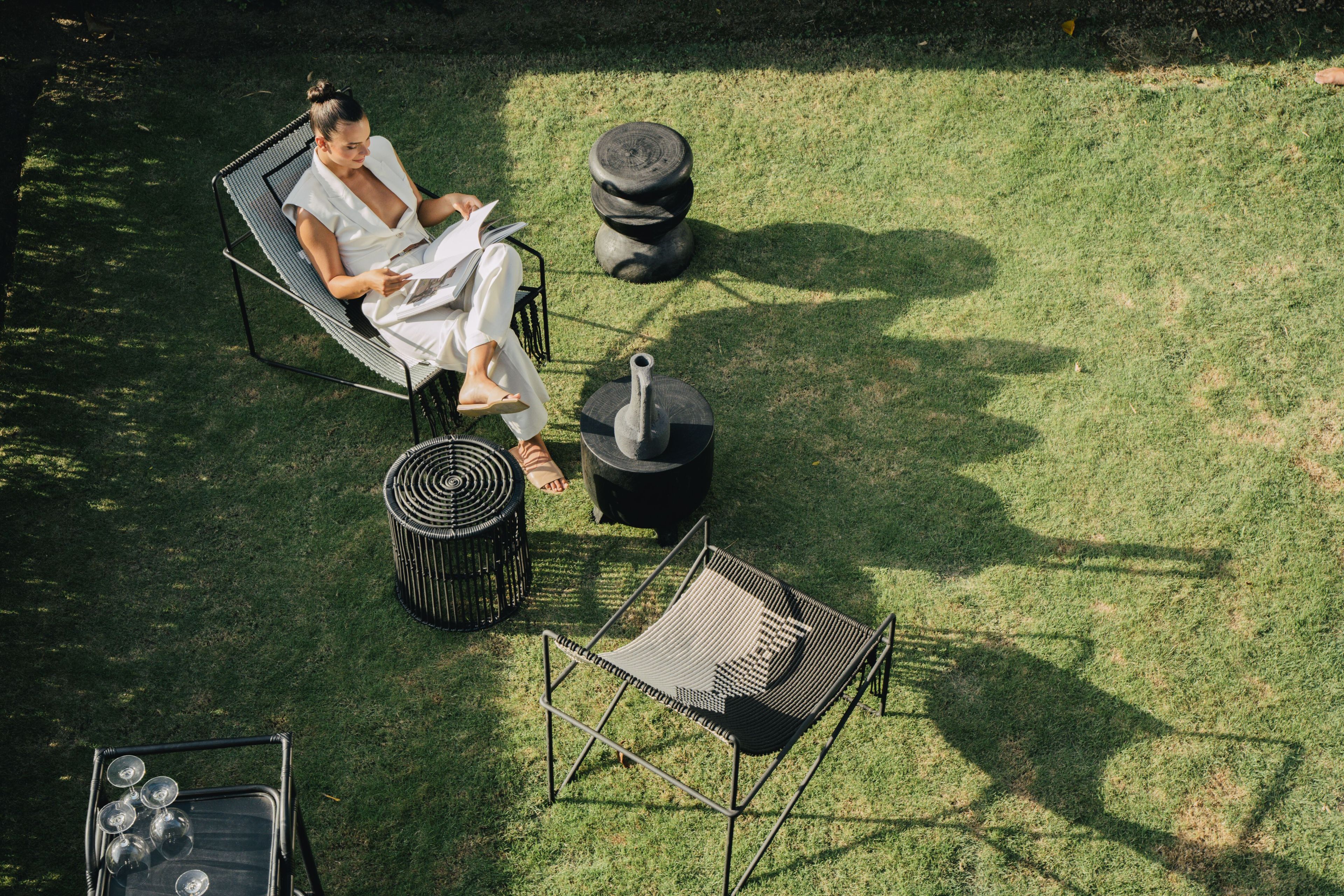 Круглый журнальный столик из синтетического волокна cbdesign Bizarre ARCH-00089330 - Вид №7