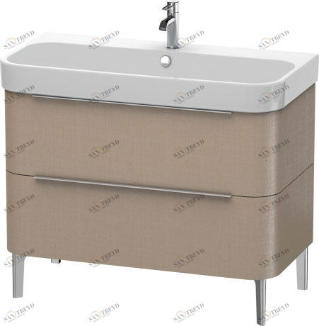 H2637407575 Happy D.2 Тумбочка напольная Лен, декор Duravit