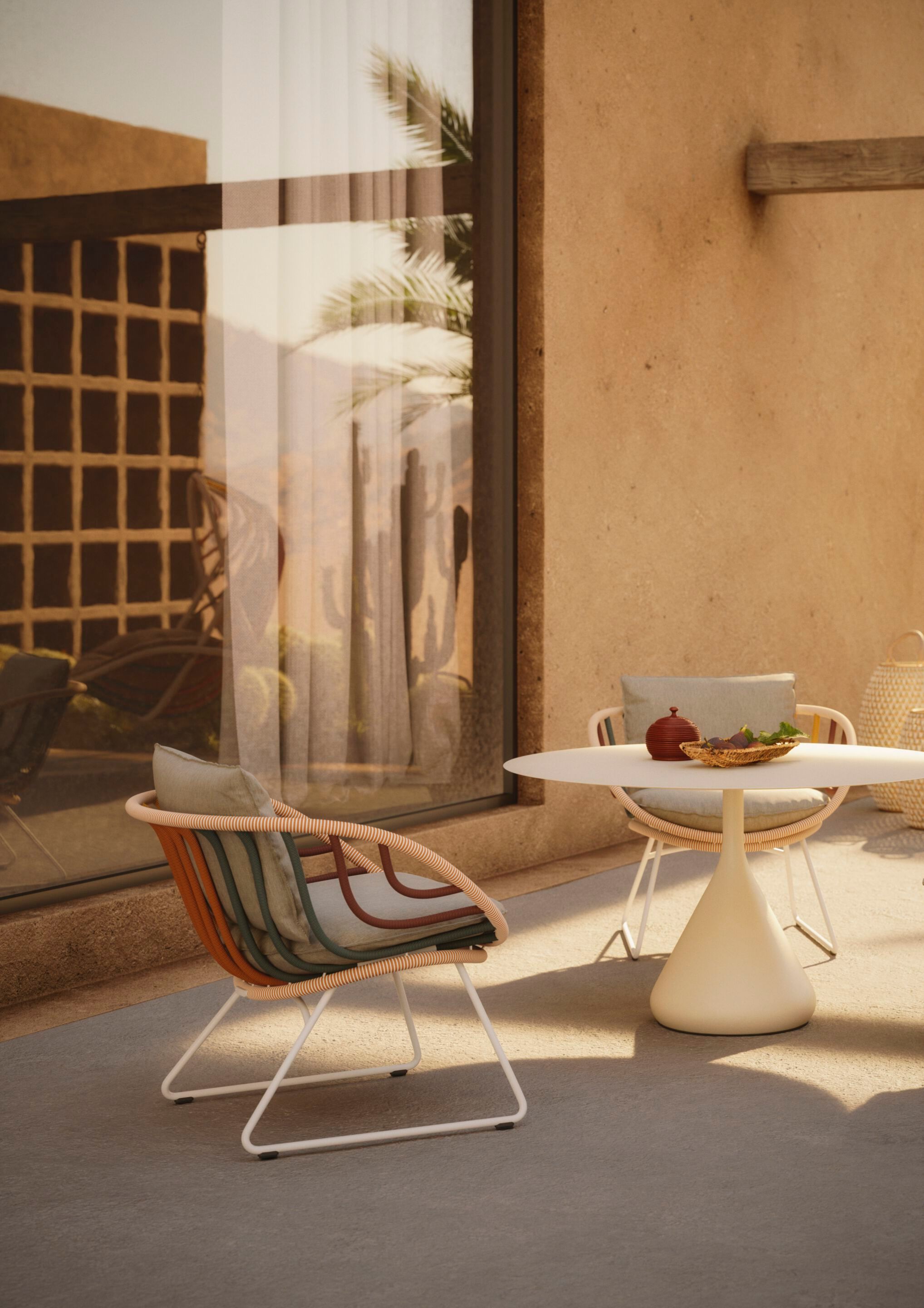 Ткань сани сад стул DEDON KIDA ARCH-00122831 - Вид №13