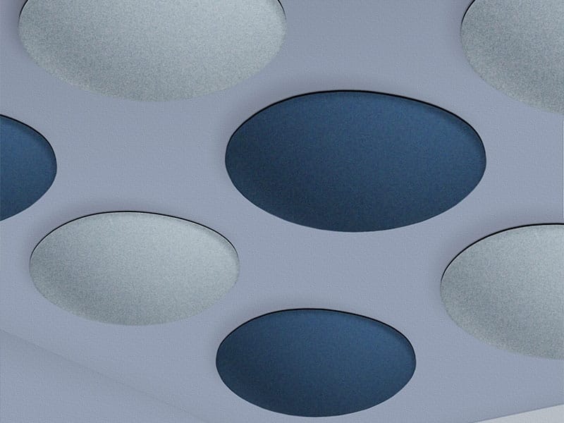 Красочные и легкие потолочные звукопоглощающие панели Slalom ECOrange ARCH-00131722