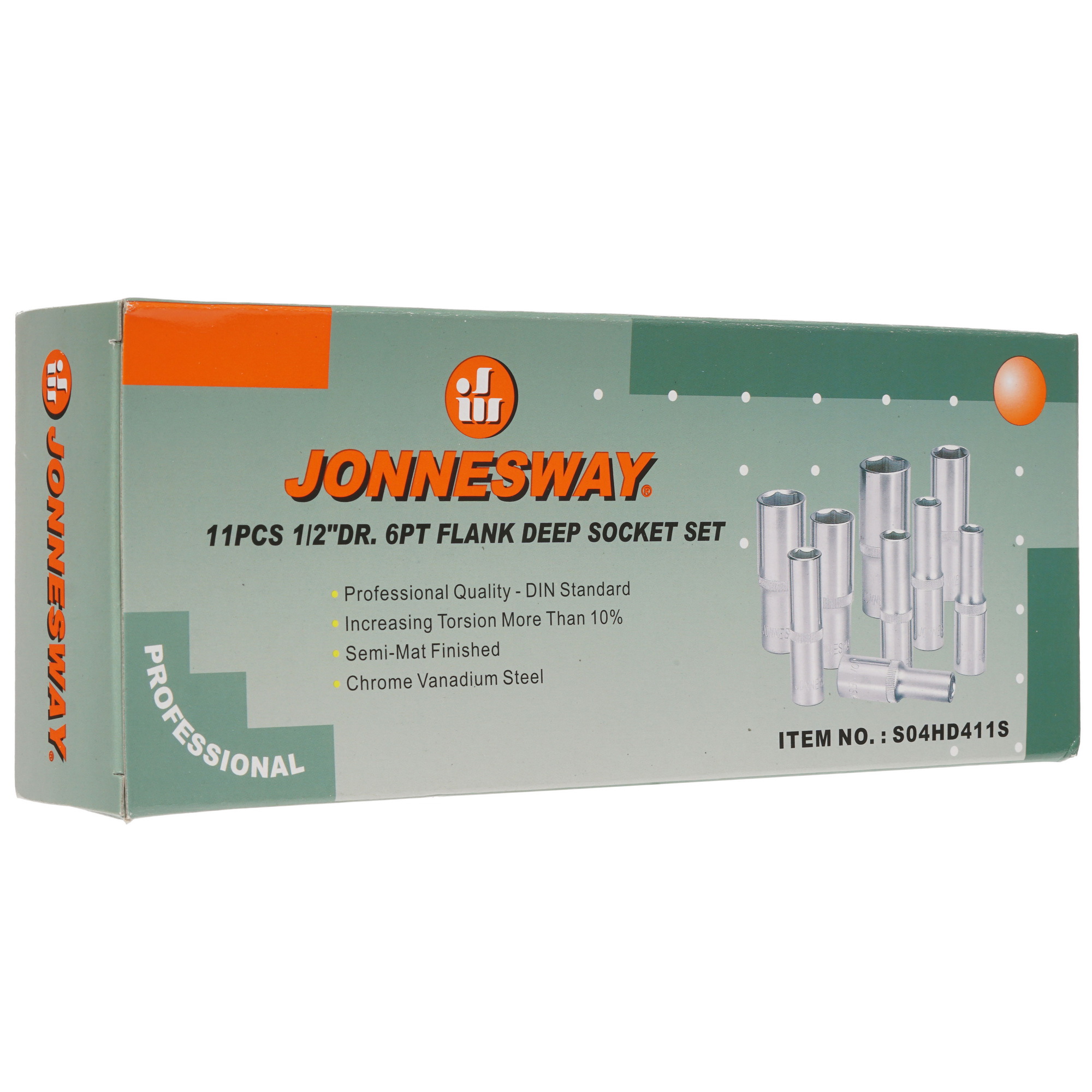 Набор торцевых головок Jonnesway S04HD411S 1118738 STDN-0051402 - Вид №2