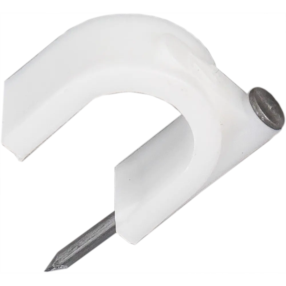 Скоба для электрокабеля круглая 12x17 мм, 30 шт НЕВСКИЙ КРЕПЕЖ STLM-2128523