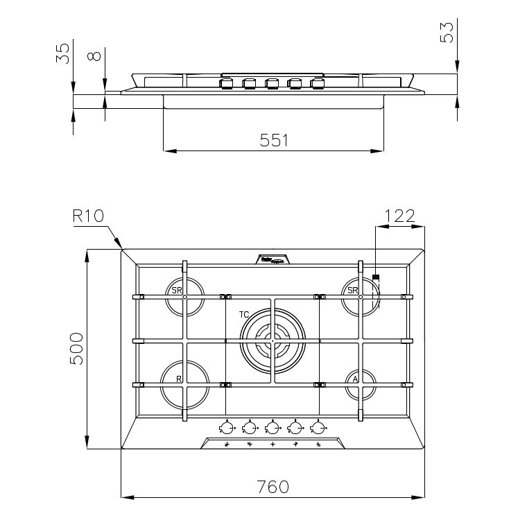 Foster Варочная панель KF Marine 7666962 - Вид №1