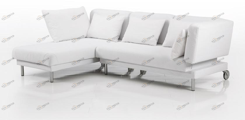 brühl Кожаный диван с шезлонгом Tam sun-id-1428236