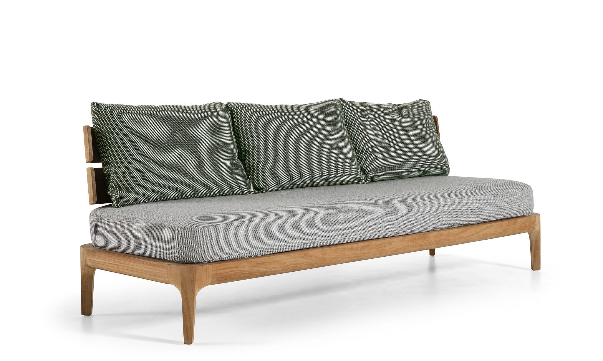 3-местный съемный диван из тикового дерева Gervasoni Gervasoni Outdoor ARCH-00113301 - Вид №1