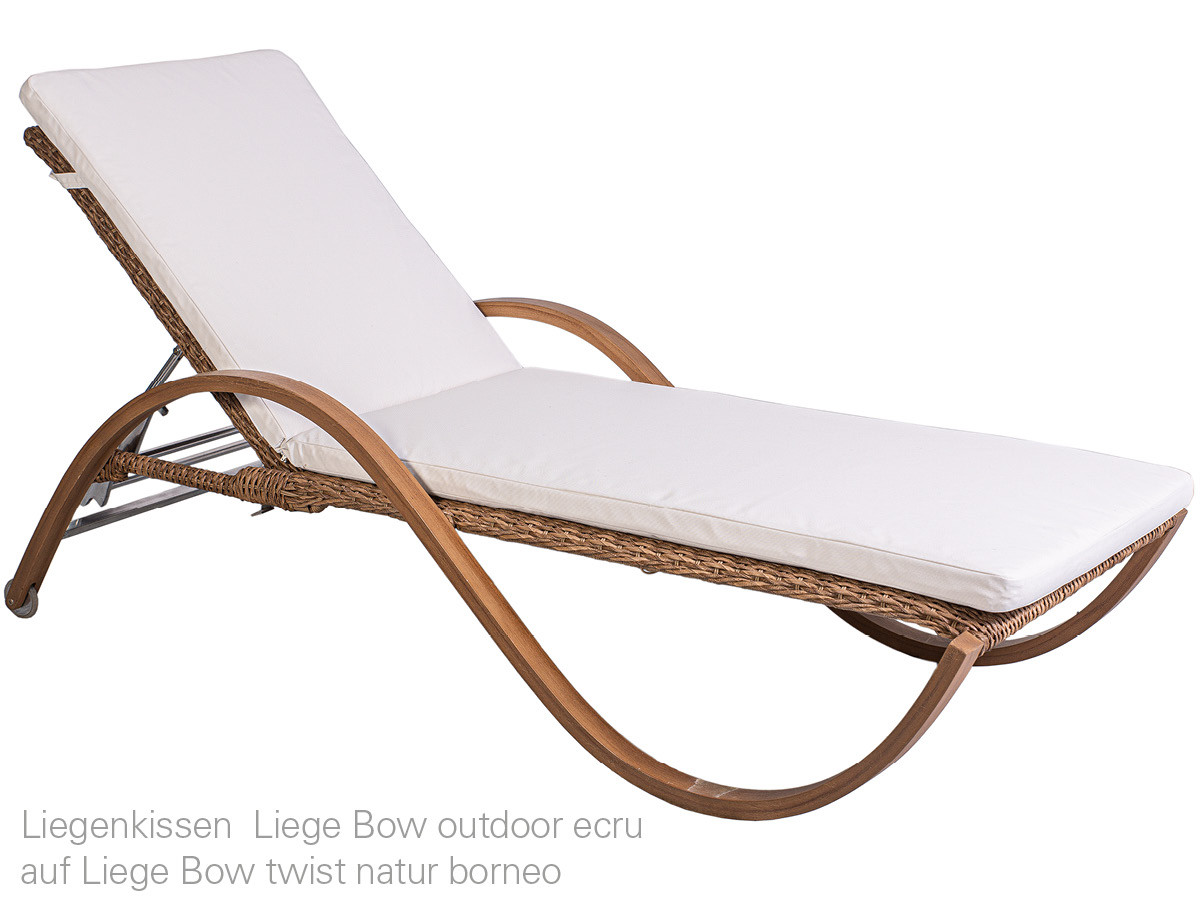 10.00.1537 Подушка для шезлонга Lounger Bow Classic Ecru Mbm - Вид №3