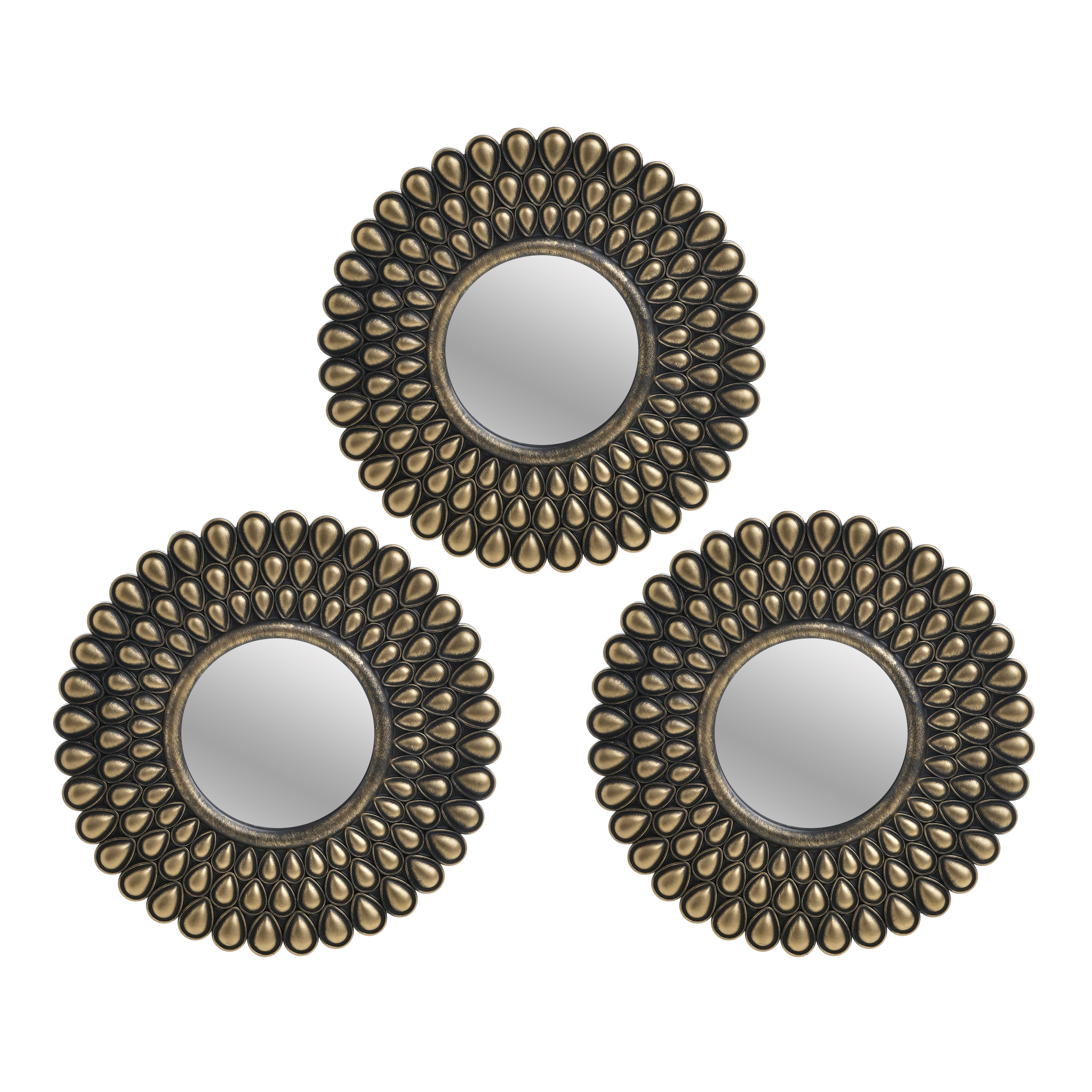 3895290.0034 ЗЕРКАЛО НАСТЕННОЕ, НАБОР 3ШТ TO4ROOMS  - Вид №1