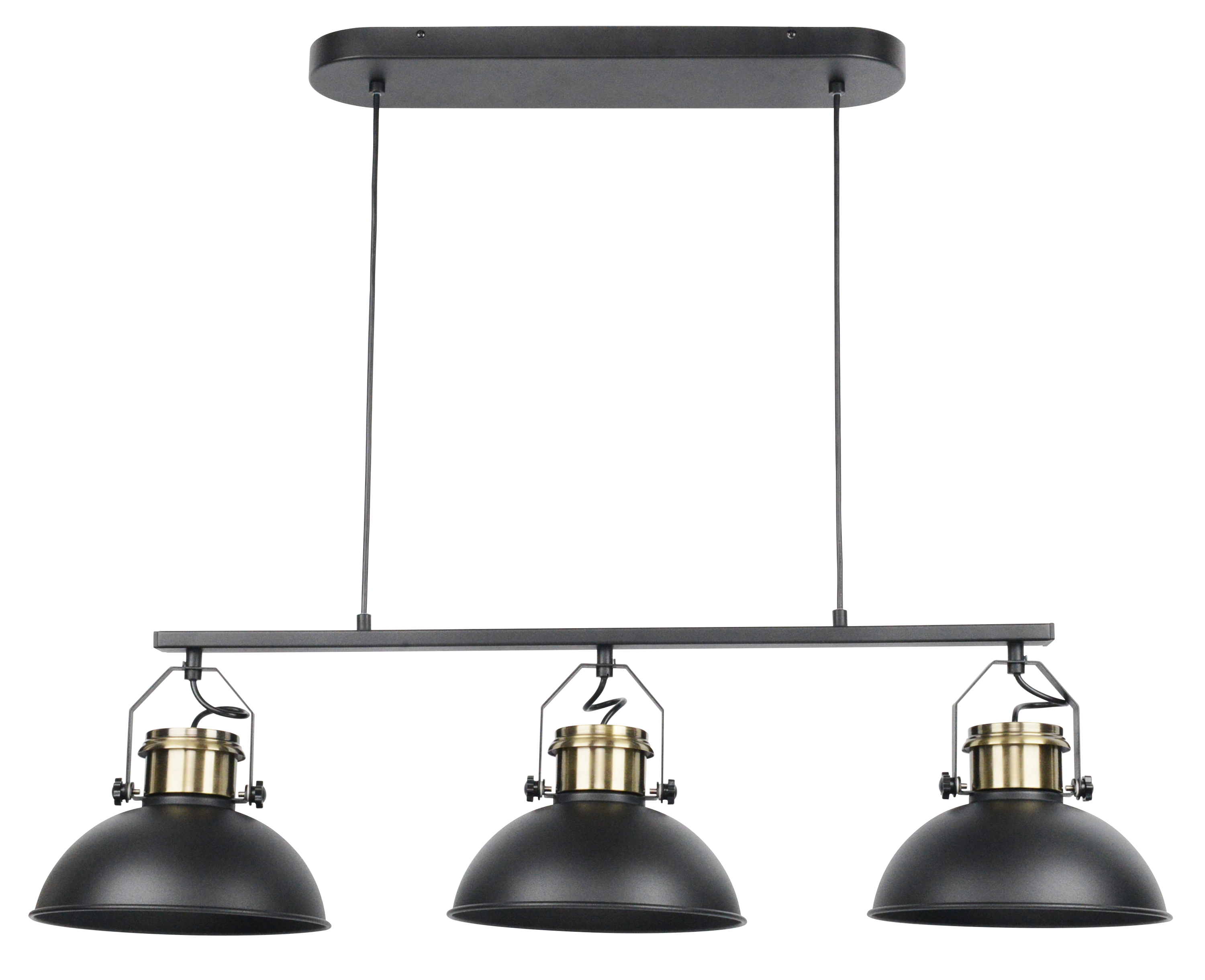 INSPIRE Ted — подвесной светильник с тремя плафонами в стиле нео-классика 82908107 STLM-0037798